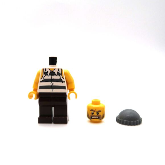 Lego City Minifigure Lot of 4 Complete Figures Jail Police Fireman - Picture 3 of 16